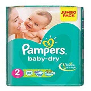 Pampers Baby Dry Size 2 Mini 3-6 kg 80 Pieces