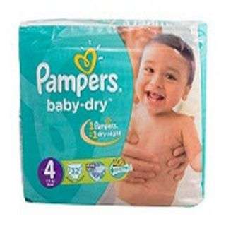 Pampers Baby Dry Size 4 Maxi 7-18 kg 8 Pieces
