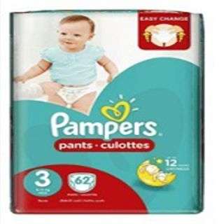 Pampers Pants Size 3 Midi 4-9 kg 62 Pieces