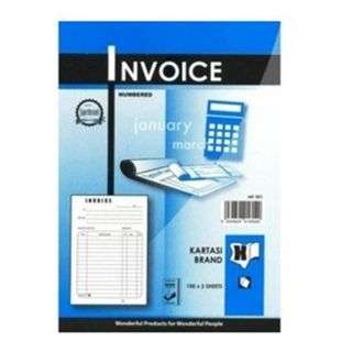 Kartasi Invoice Book 100 x 2 Sheets No.561