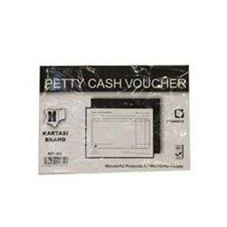 Kasuku Petty Cash Voucher A7 50 Sheets