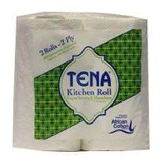 Tena Kitchen Towel 2 Ply 2 Rolls
