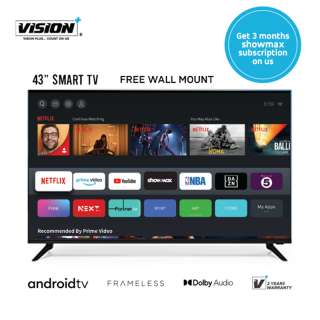 VISION PLUS 43" FRAMELESS ANDROID TV