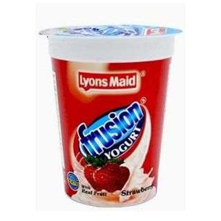 Lyons Maid Frusion Yoghurt Strawberry With Real Fruit 150 ml