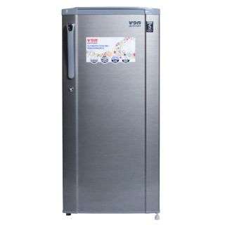 Von VARS-23DHS Single Door Fridge 190L - Silver