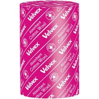 Velvex White Cotton Wool - 200 Grams (1 Roll)