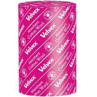Velvex White Cotton Wool - 400 Grams (1 Roll)