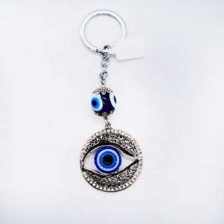 Evil Eye - Eye Shaped In Round Silver