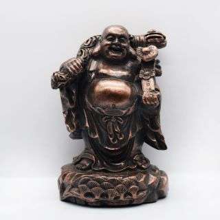 Laughing Buddha - Copper
