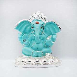 Lord Ganesha-Turquoise Green