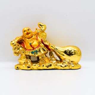 Laughing Buddha - Gold Small