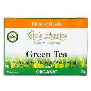 Kate's Organics Green Tea Bag 50 g 25 Bags