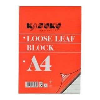 Kasuku Loose Leaf Block A4