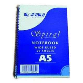 Kasuku Spiral Notebook A5 50 Pages