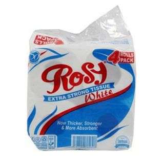 Rosy Toilet Tissue 2 Ply 4 Rolls