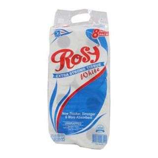 Rosy Toilet Tissue 2 Ply 8 Rolls