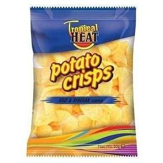 Tropical Heat Potato Crisps Salt & Vinegar 100 g