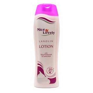 Nice & Lovely Lanolin Lotion With Skin Protection & Sunscreen 360 ml