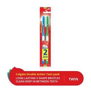 Colgate Double Action Twin Toothbrush