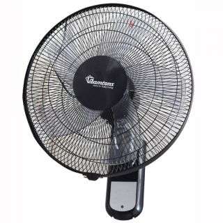 BLACK WALL FAN 16" 3 SPEED - RM/676