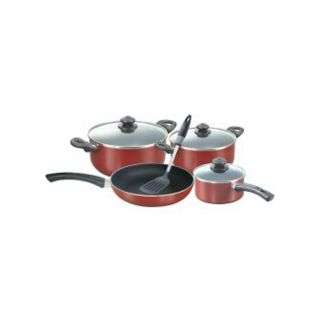 MAROON 8 PIECE COOKWARE SET MASTER CHEF- RT/108