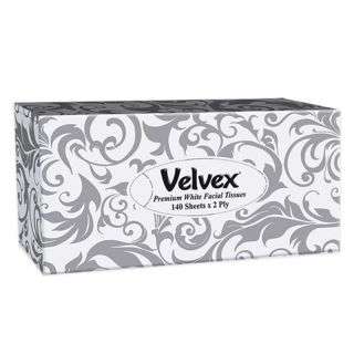 Velvex Premium Silver Facial Tissues -140 Sheets